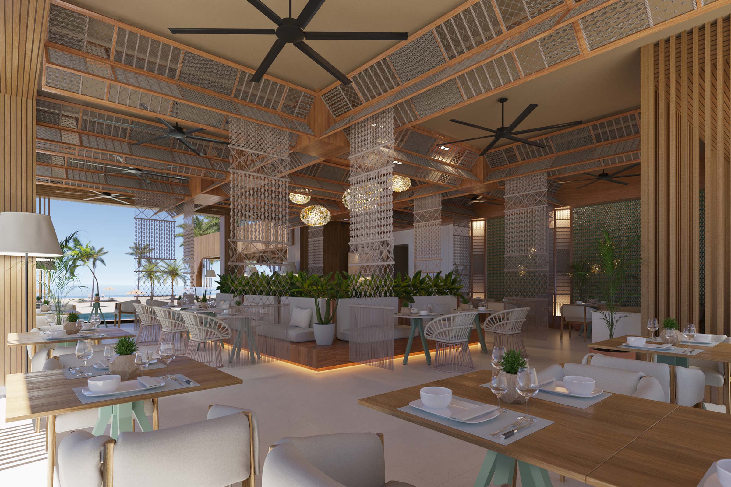 Cancun restaurant with international cuisine